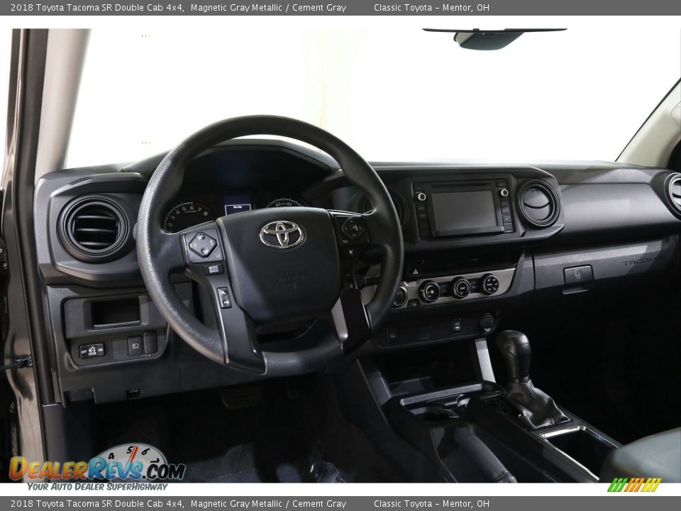 2018 Toyota Tacoma SR Double Cab 4x4 Magnetic Gray Metallic / Cement Gray Photo #6