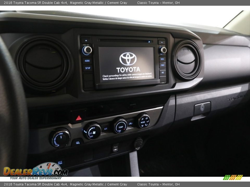 2018 Toyota Tacoma SR Double Cab 4x4 Magnetic Gray Metallic / Cement Gray Photo #9