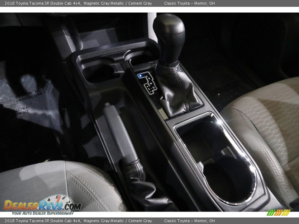 2018 Toyota Tacoma SR Double Cab 4x4 Magnetic Gray Metallic / Cement Gray Photo #13