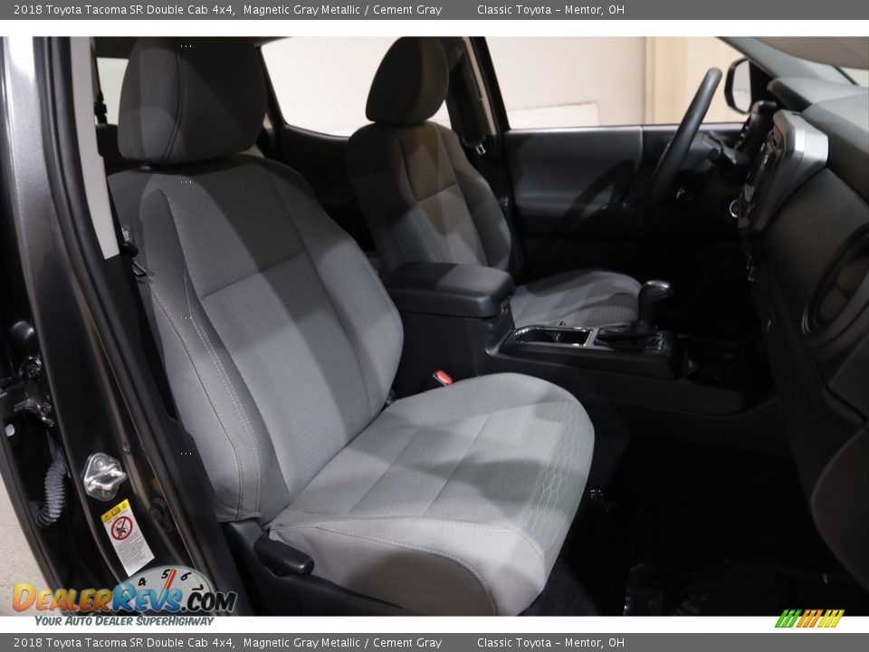2018 Toyota Tacoma SR Double Cab 4x4 Magnetic Gray Metallic / Cement Gray Photo #14