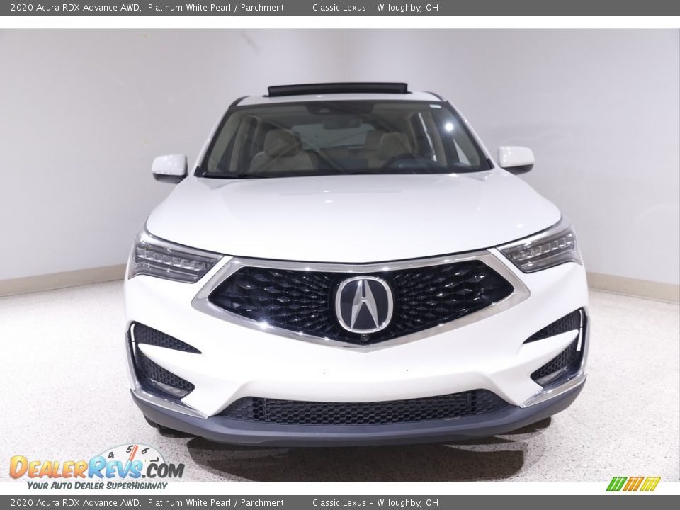 2020 Acura RDX Advance AWD Platinum White Pearl / Parchment Photo #2