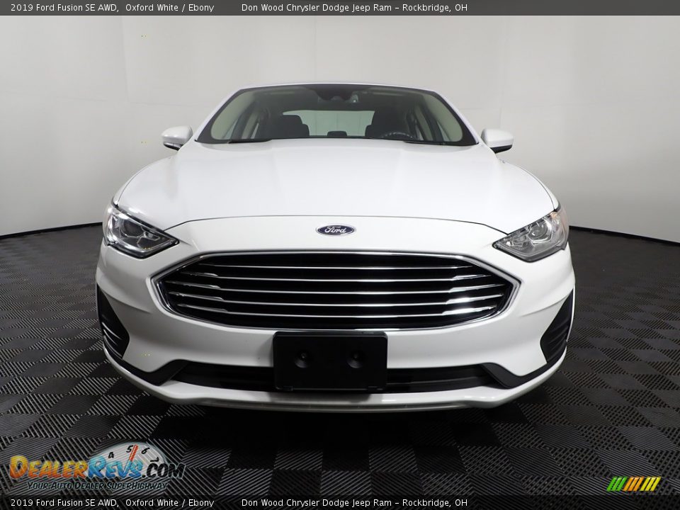 2019 Ford Fusion SE AWD Oxford White / Ebony Photo #6