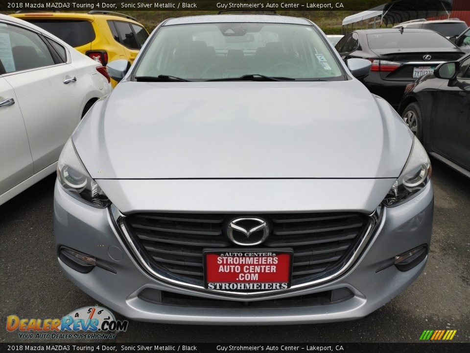 2018 Mazda MAZDA3 Touring 4 Door Sonic Silver Metallic / Black Photo #2