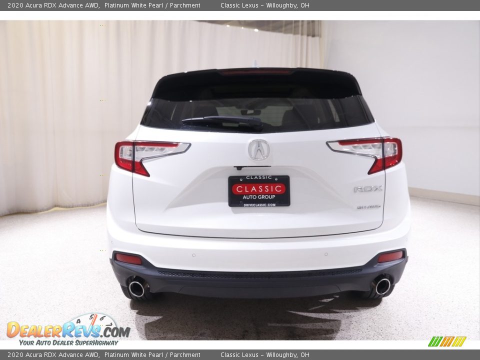 2020 Acura RDX Advance AWD Platinum White Pearl / Parchment Photo #20