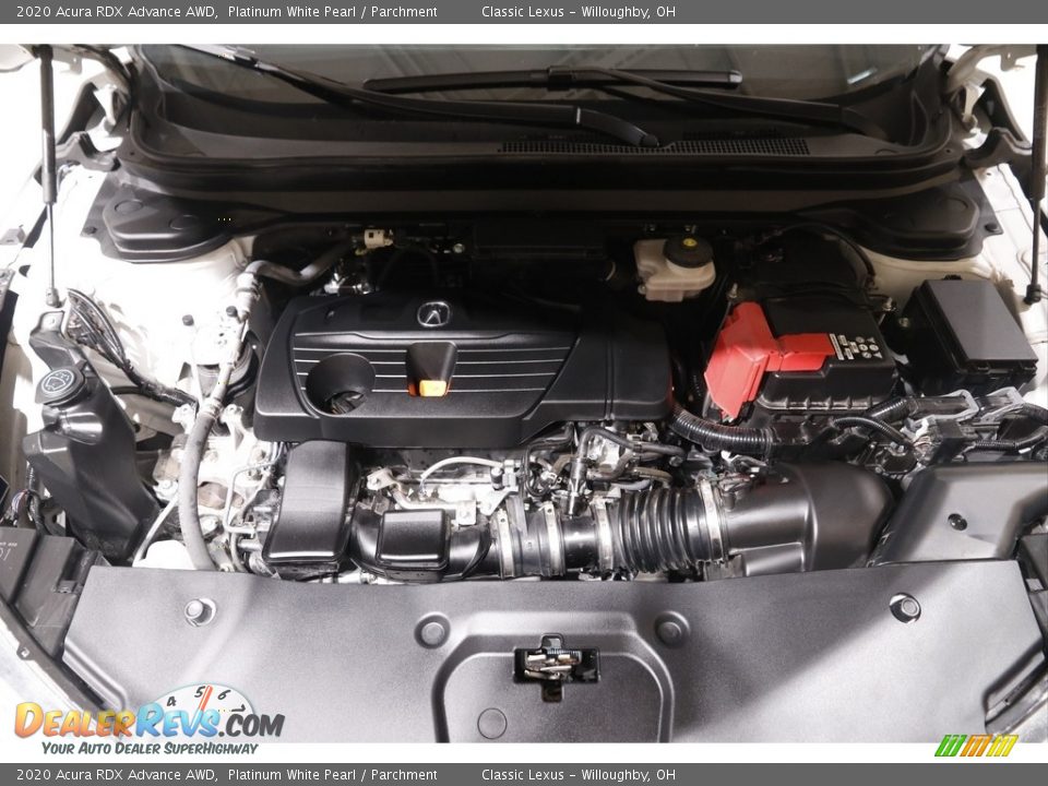 2020 Acura RDX Advance AWD Platinum White Pearl / Parchment Photo #21