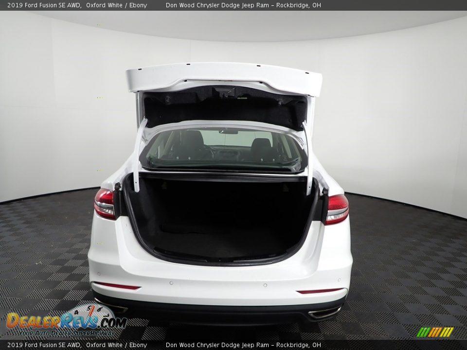 2019 Ford Fusion SE AWD Oxford White / Ebony Photo #14