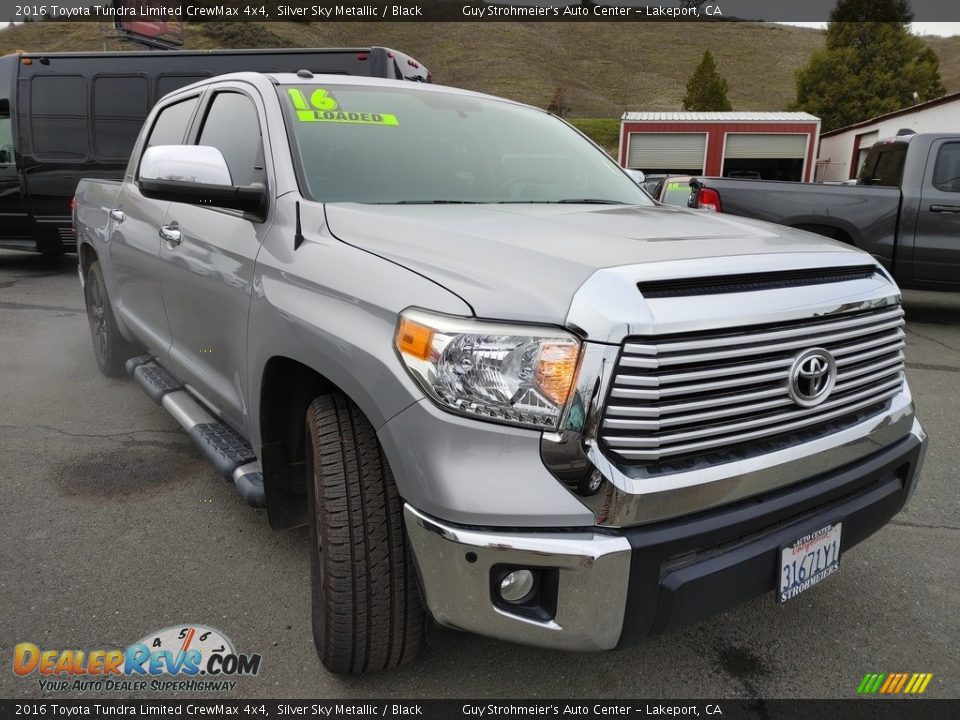 2016 Toyota Tundra Limited CrewMax 4x4 Silver Sky Metallic / Black Photo #1