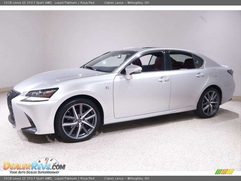 Front 3/4 View of 2018 Lexus GS 350 F Sport AWD Photo #3