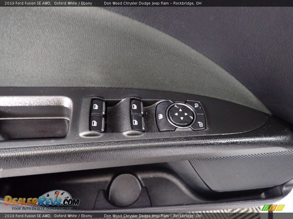 2019 Ford Fusion SE AWD Oxford White / Ebony Photo #18