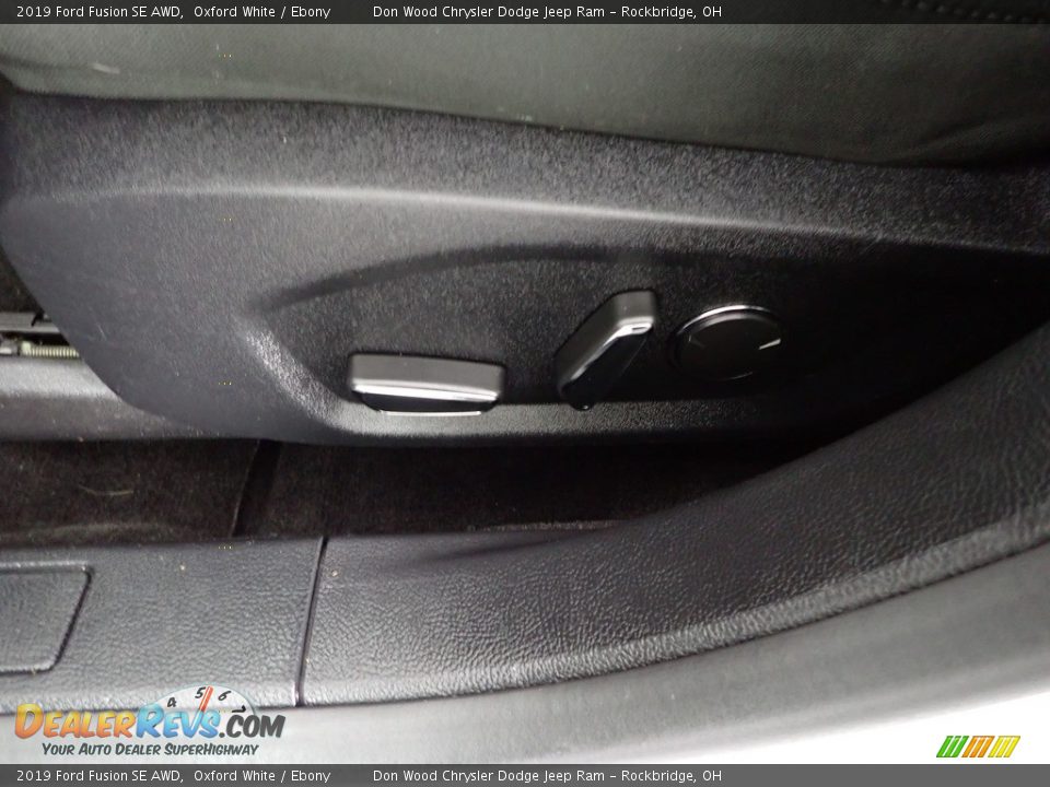 2019 Ford Fusion SE AWD Oxford White / Ebony Photo #19
