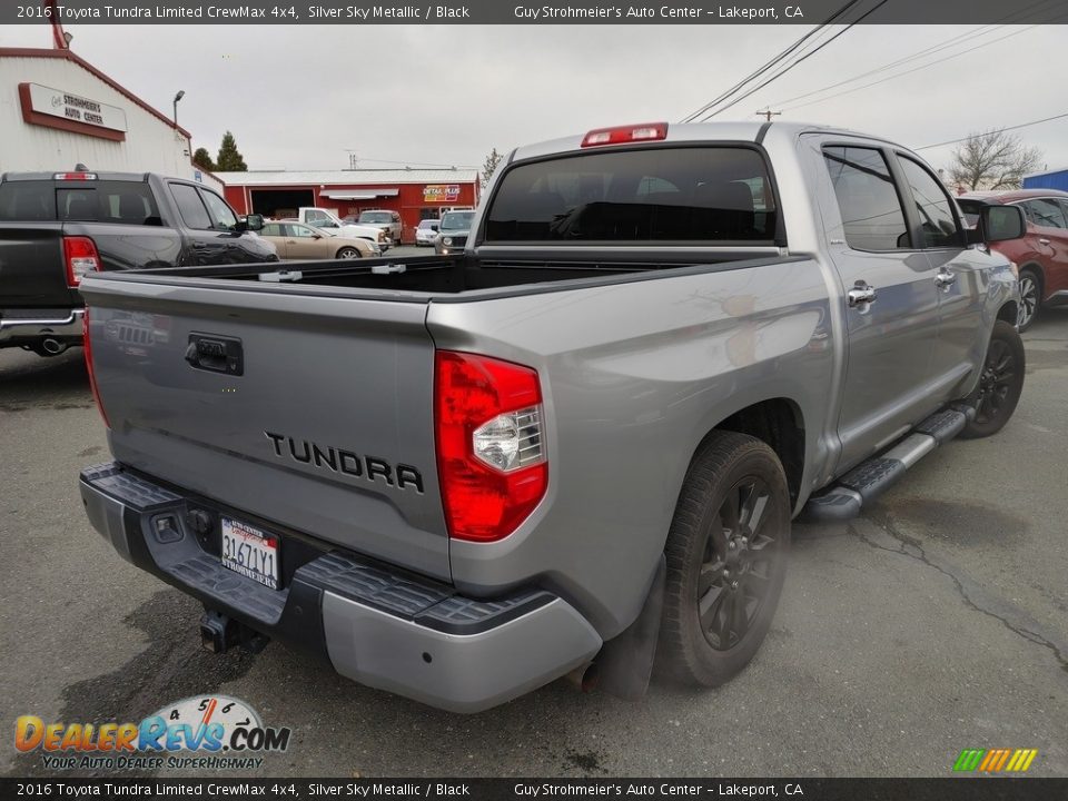 2016 Toyota Tundra Limited CrewMax 4x4 Silver Sky Metallic / Black Photo #7