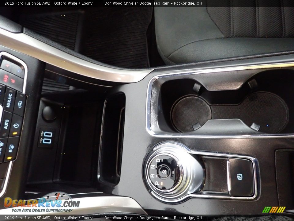 2019 Ford Fusion SE AWD Oxford White / Ebony Photo #26