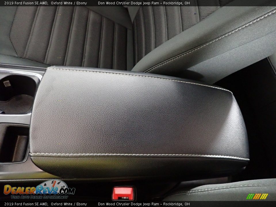 2019 Ford Fusion SE AWD Oxford White / Ebony Photo #27