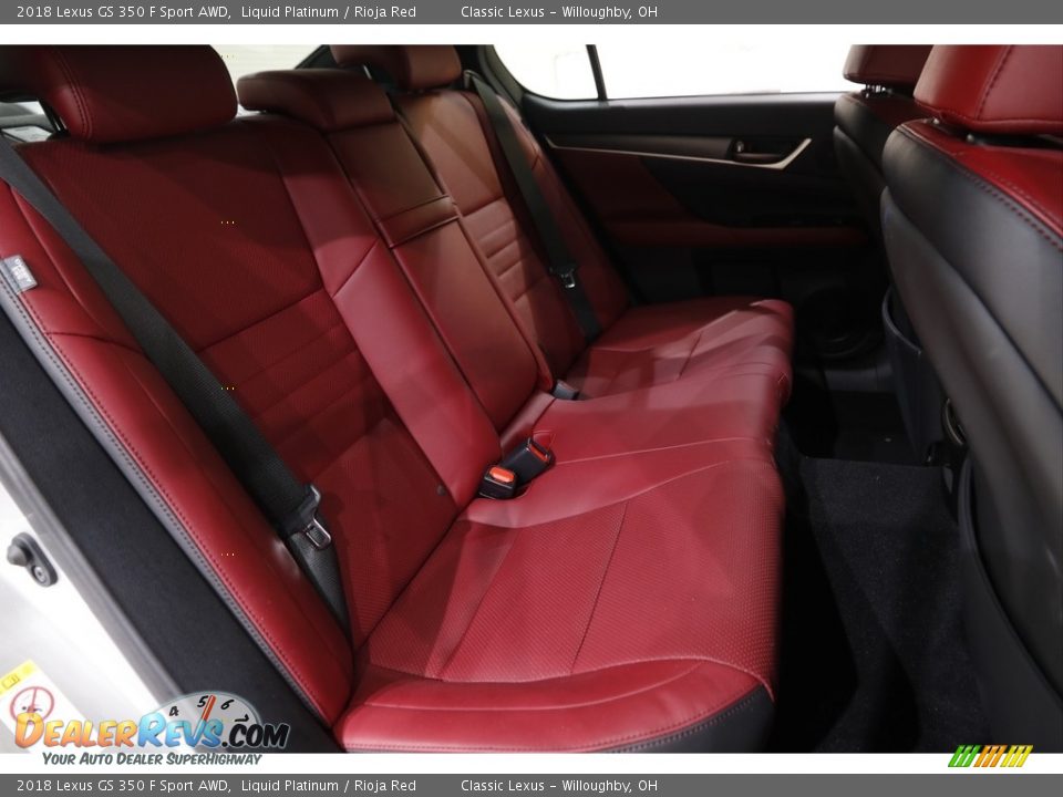 Rear Seat of 2018 Lexus GS 350 F Sport AWD Photo #19