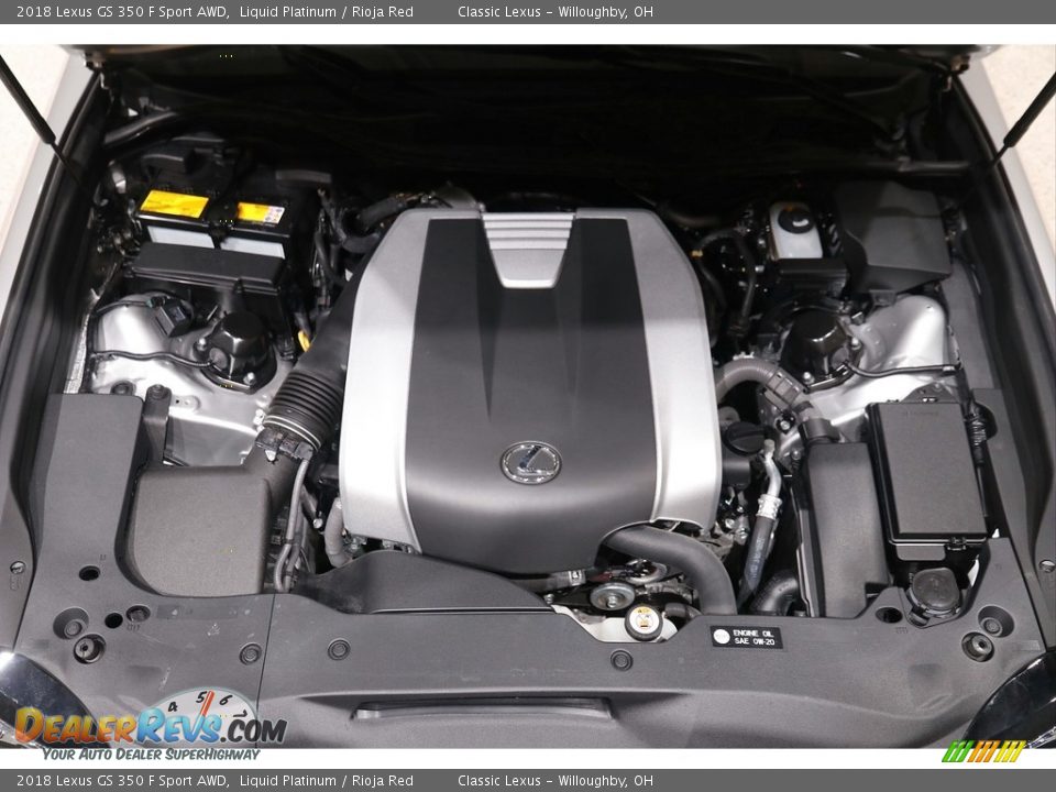 2018 Lexus GS 350 F Sport AWD 3.5 Liter DOHC 24-Valve VVT-i V6 Engine Photo #22