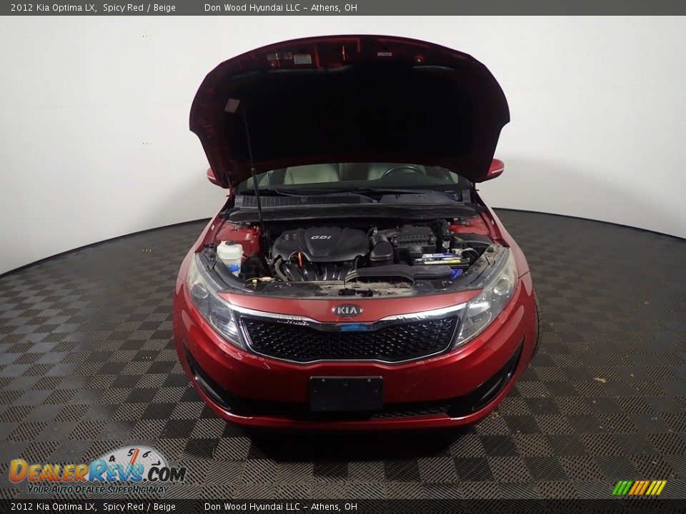 2012 Kia Optima LX Spicy Red / Beige Photo #5