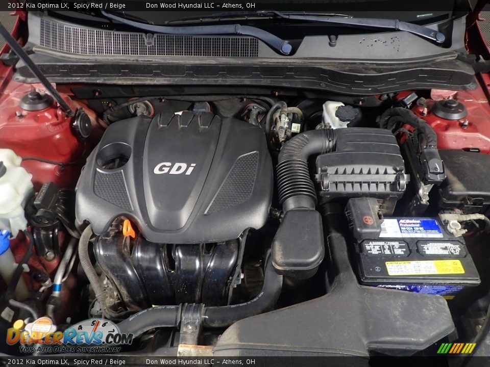 2012 Kia Optima LX Spicy Red / Beige Photo #6