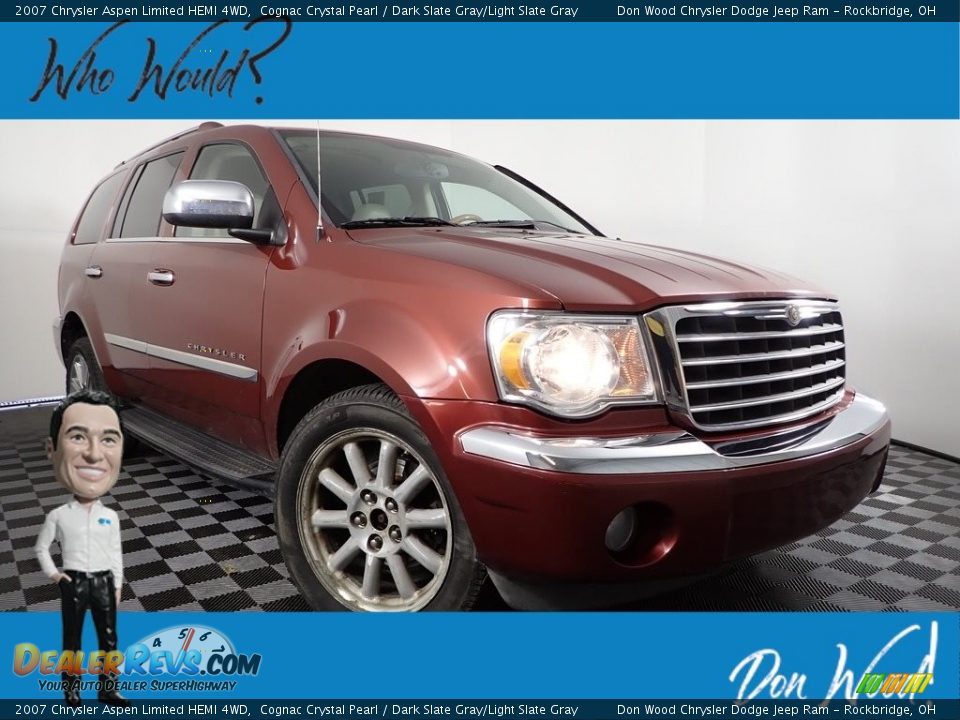 2007 Chrysler Aspen Limited HEMI 4WD Cognac Crystal Pearl / Dark Slate Gray/Light Slate Gray Photo #1