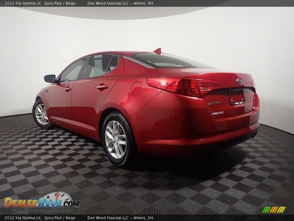 2012 Kia Optima LX Spicy Red / Beige Photo #10