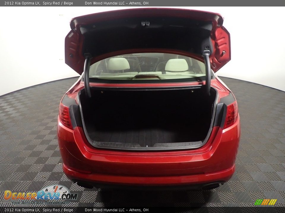 2012 Kia Optima LX Spicy Red / Beige Photo #13
