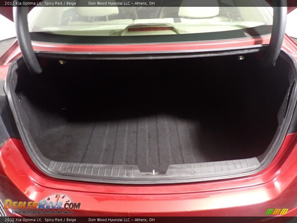 2012 Kia Optima LX Spicy Red / Beige Photo #14