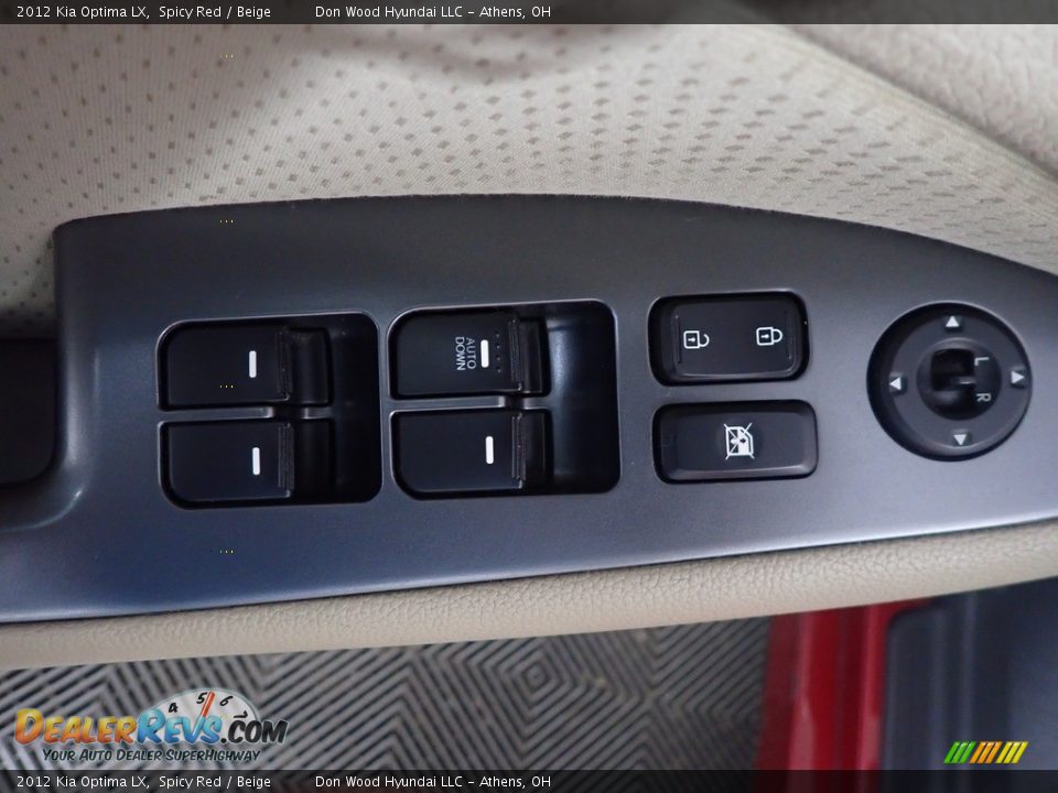 2012 Kia Optima LX Spicy Red / Beige Photo #20