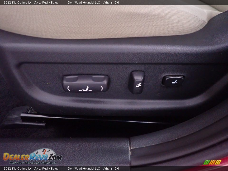 2012 Kia Optima LX Spicy Red / Beige Photo #22