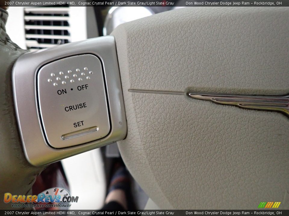 2007 Chrysler Aspen Limited HEMI 4WD Cognac Crystal Pearl / Dark Slate Gray/Light Slate Gray Photo #20
