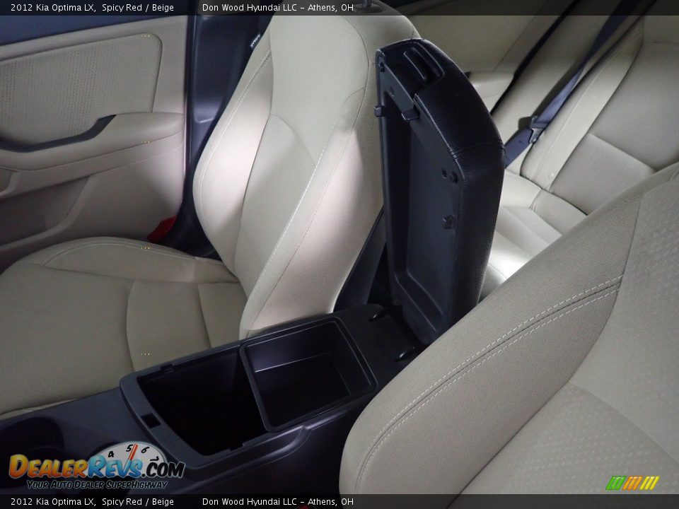 2012 Kia Optima LX Spicy Red / Beige Photo #32