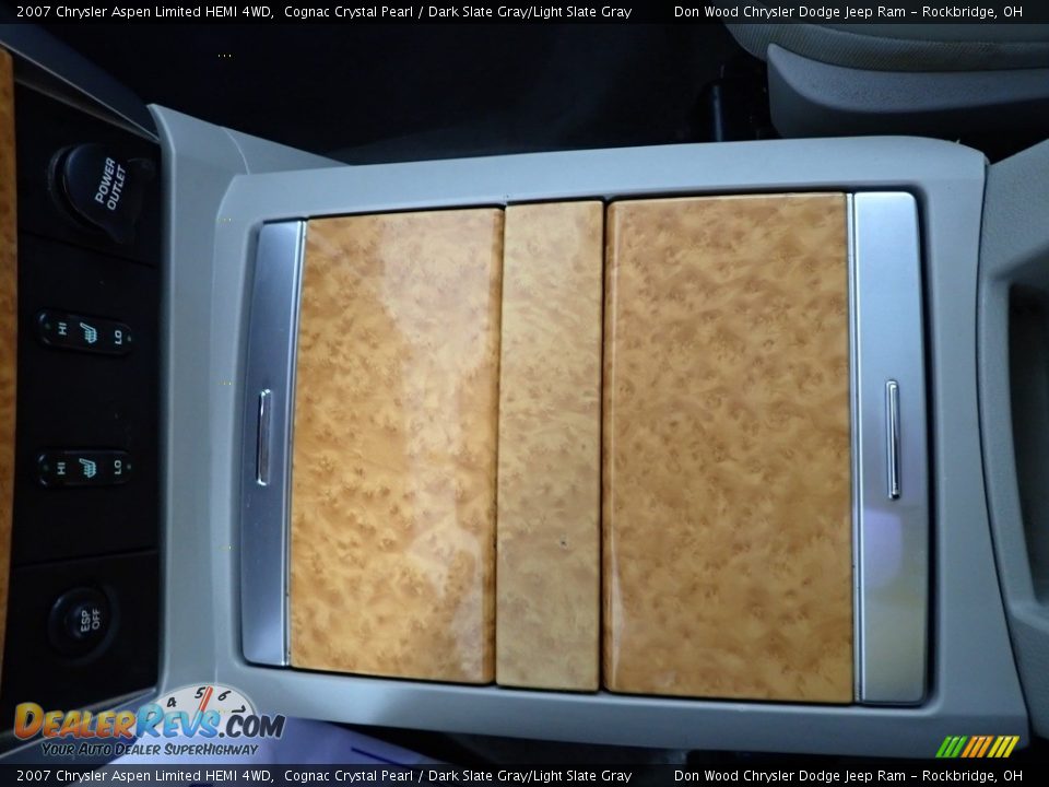 2007 Chrysler Aspen Limited HEMI 4WD Cognac Crystal Pearl / Dark Slate Gray/Light Slate Gray Photo #27