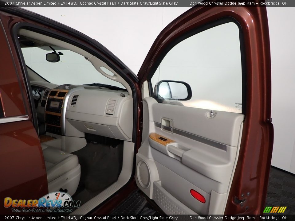 2007 Chrysler Aspen Limited HEMI 4WD Cognac Crystal Pearl / Dark Slate Gray/Light Slate Gray Photo #36