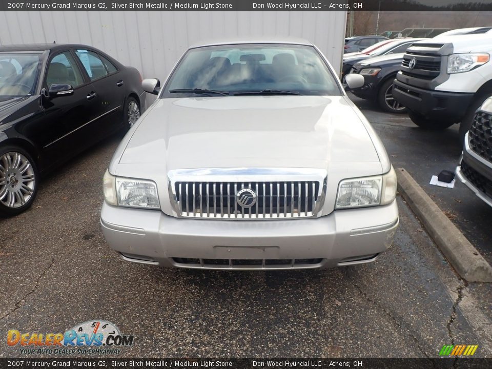 2007 Mercury Grand Marquis GS Silver Birch Metallic / Medium Light Stone Photo #4