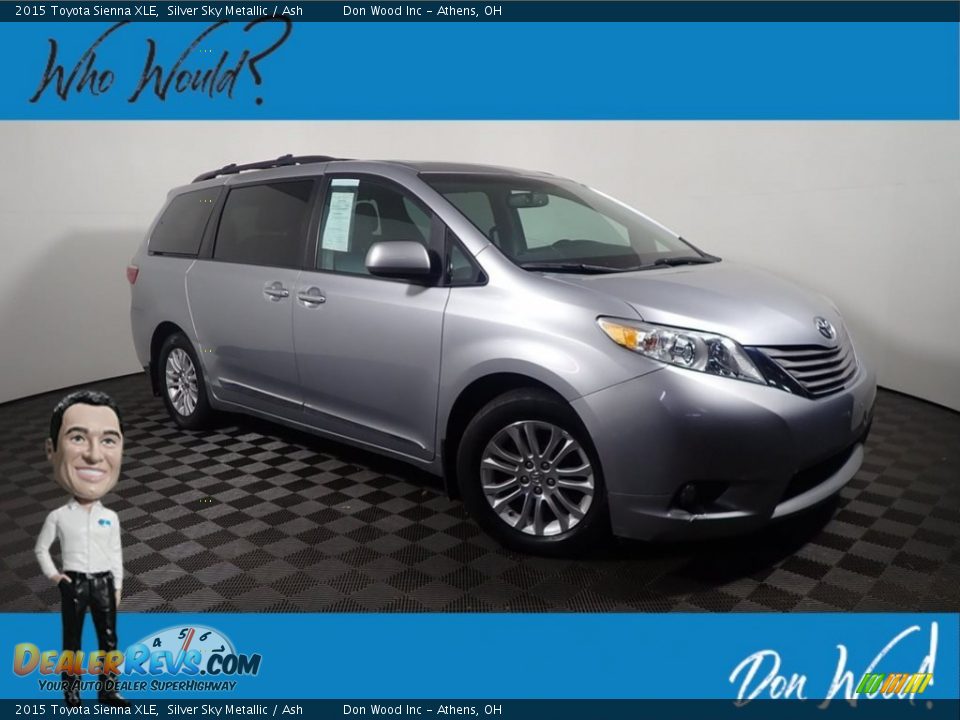 2015 Toyota Sienna XLE Silver Sky Metallic / Ash Photo #1