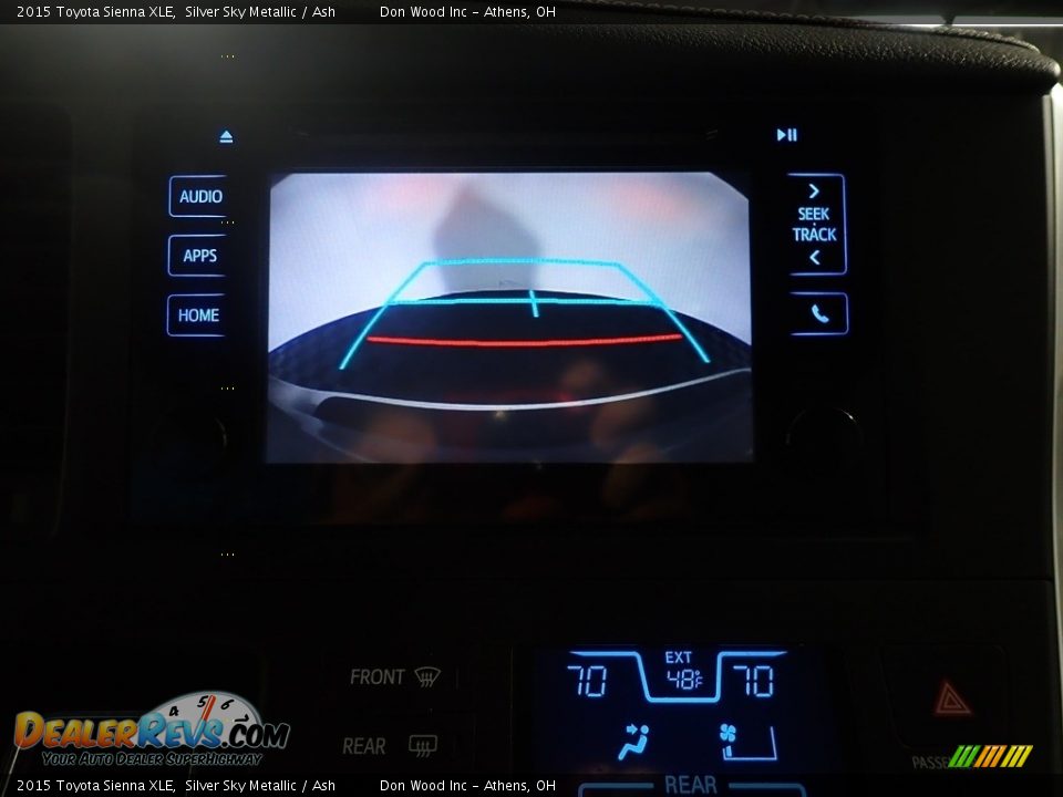 2015 Toyota Sienna XLE Silver Sky Metallic / Ash Photo #4