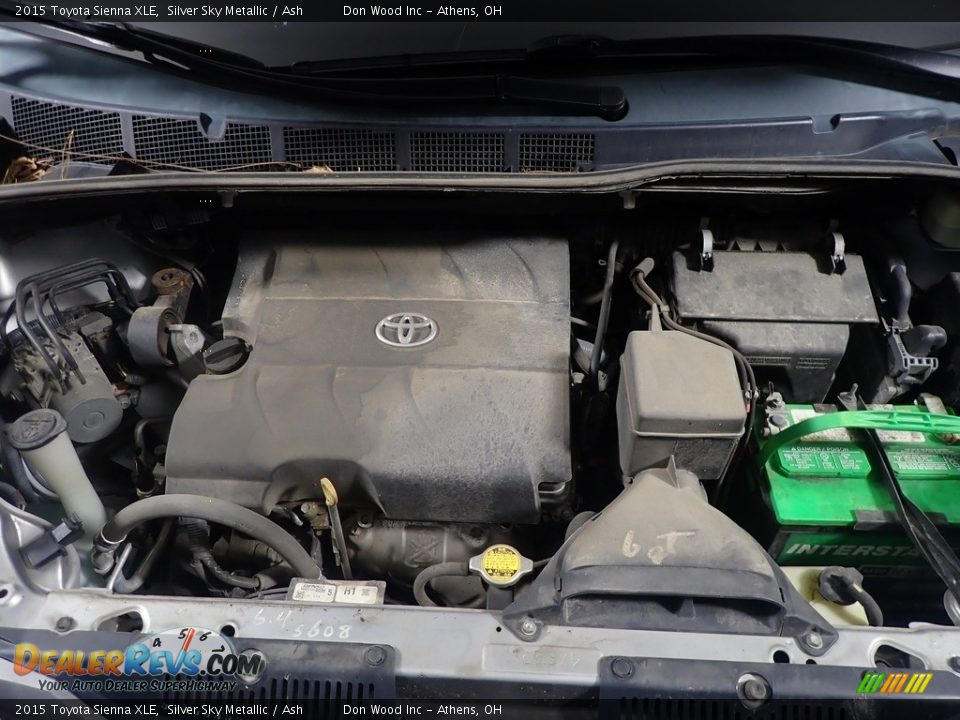 2015 Toyota Sienna XLE Silver Sky Metallic / Ash Photo #8