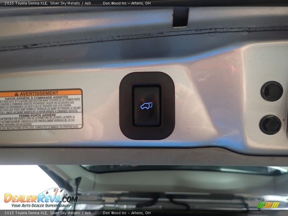 2015 Toyota Sienna XLE Silver Sky Metallic / Ash Photo #15