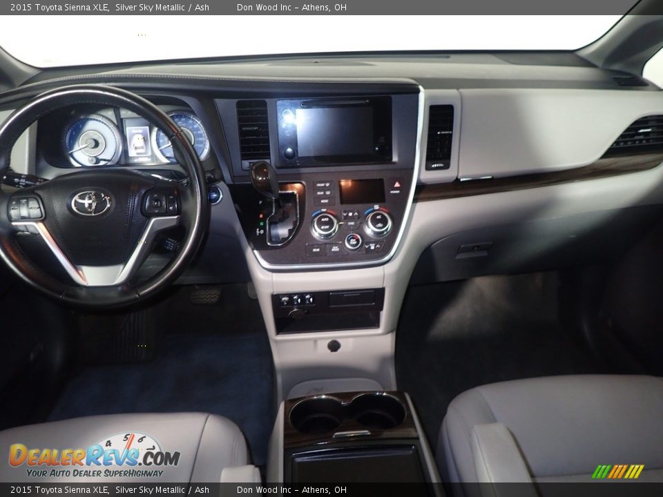 2015 Toyota Sienna XLE Silver Sky Metallic / Ash Photo #24