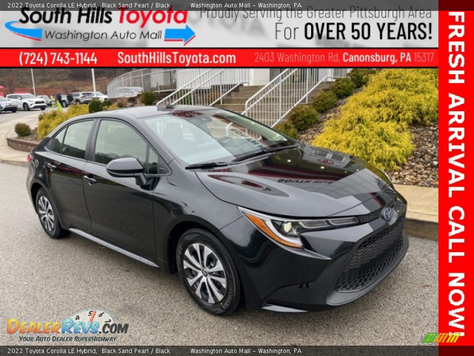 2022 Toyota Corolla LE Hybrid Black Sand Pearl / Black Photo #1