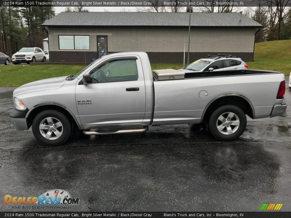 Bright Silver Metallic 2014 Ram 1500 Tradesman Regular Cab Photo #1