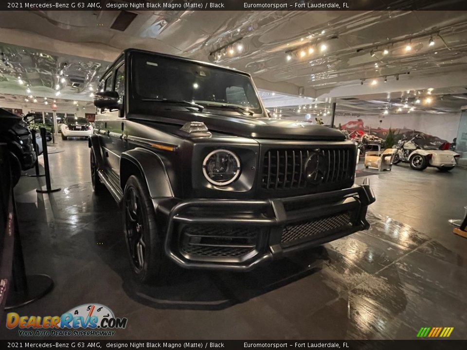 2021 Mercedes-Benz G 63 AMG designo Night Black Magno (Matte) / Black Photo #2
