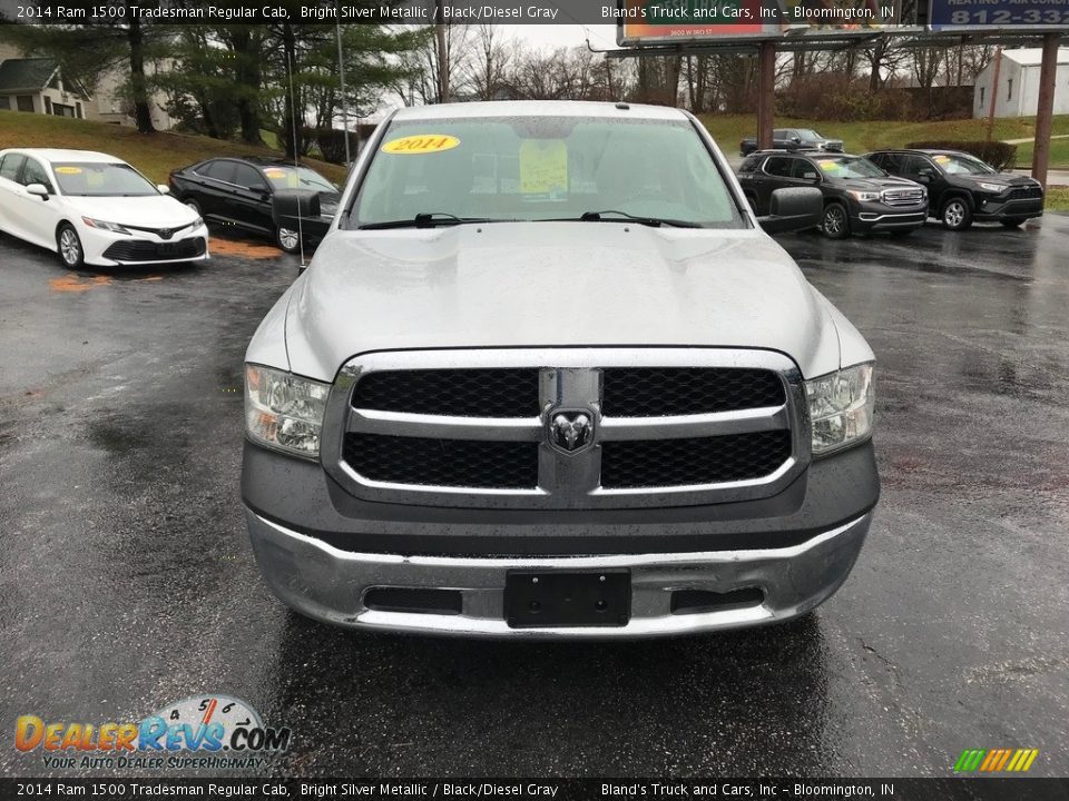 2014 Ram 1500 Tradesman Regular Cab Bright Silver Metallic / Black/Diesel Gray Photo #3