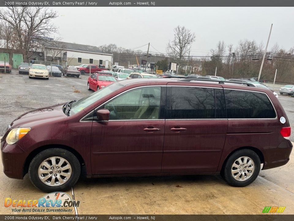 2008 Honda Odyssey EX Dark Cherry Pearl / Ivory Photo #4