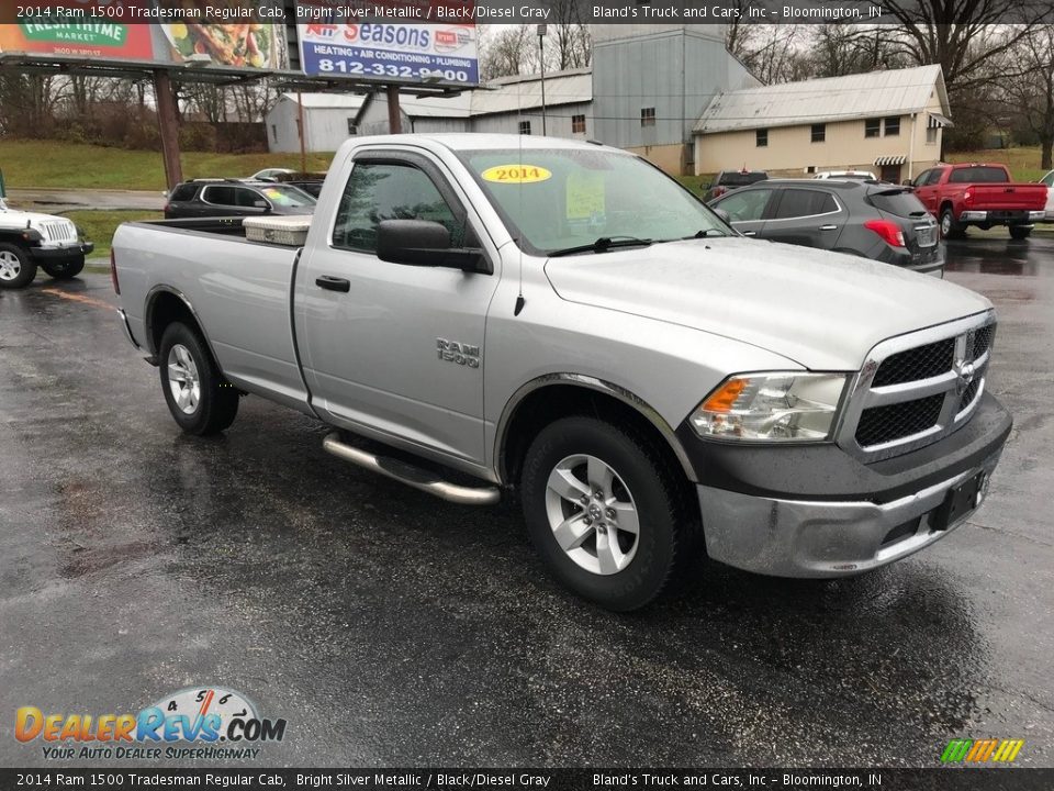 Bright Silver Metallic 2014 Ram 1500 Tradesman Regular Cab Photo #5