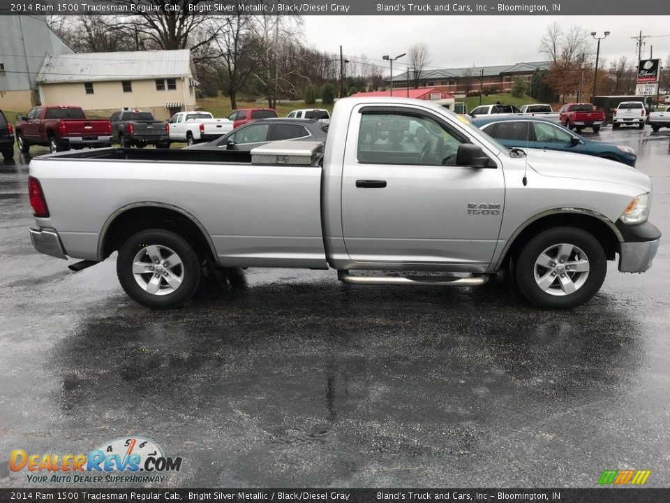 Bright Silver Metallic 2014 Ram 1500 Tradesman Regular Cab Photo #6