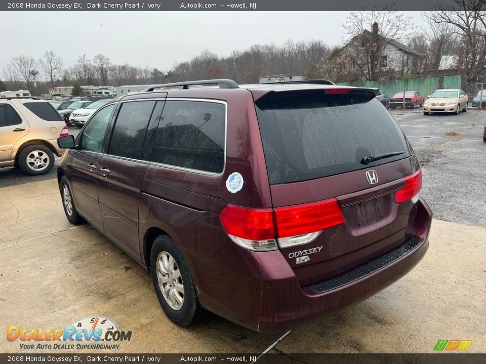 2008 Honda Odyssey EX Dark Cherry Pearl / Ivory Photo #6