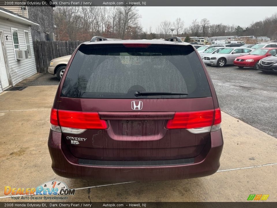 2008 Honda Odyssey EX Dark Cherry Pearl / Ivory Photo #7