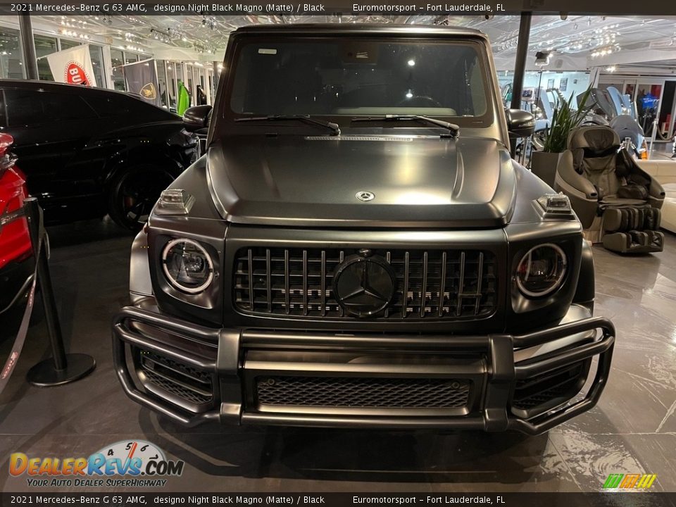 2021 Mercedes-Benz G 63 AMG designo Night Black Magno (Matte) / Black Photo #8