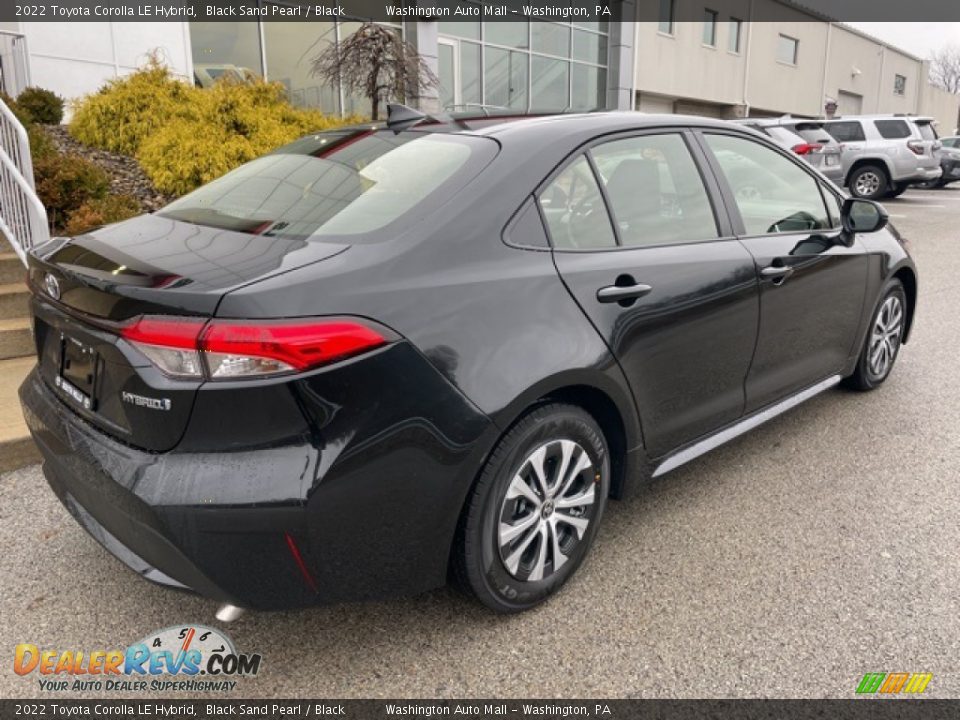 2022 Toyota Corolla LE Hybrid Black Sand Pearl / Black Photo #9