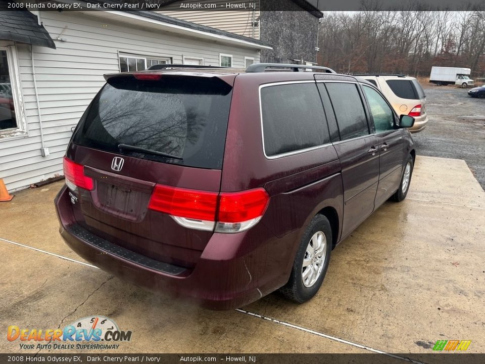 2008 Honda Odyssey EX Dark Cherry Pearl / Ivory Photo #8