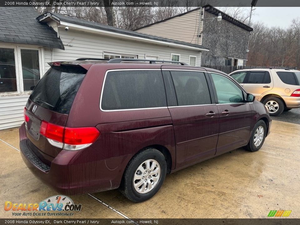 2008 Honda Odyssey EX Dark Cherry Pearl / Ivory Photo #9